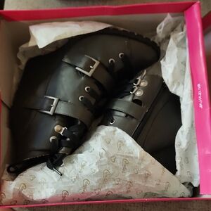 Candie's Dark Brown Wedge Boots